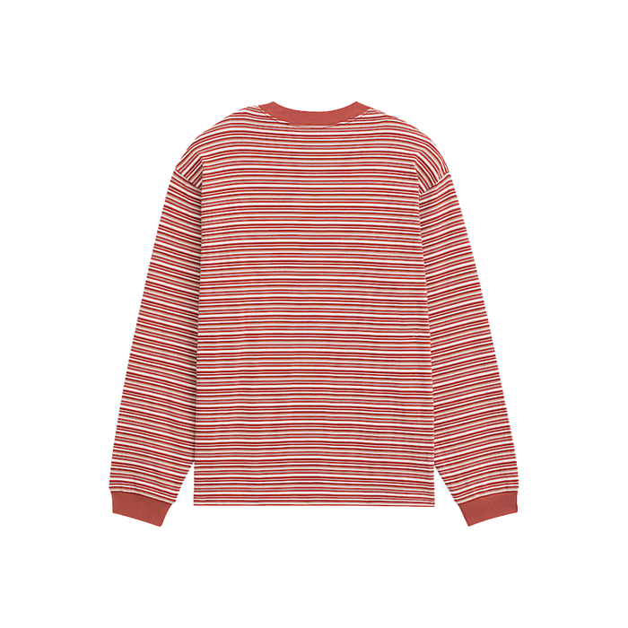 Wesley Stripe LS Knit Light Bronze/Cream Bild 2