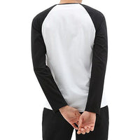 WM FLYING V LS RAGLAN WHITE/BLACK Bild 2