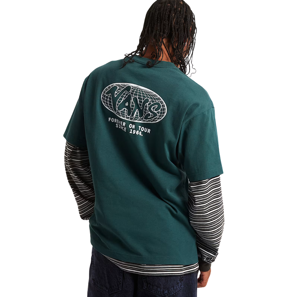 World Tour Loose SS Tee Mystic Moss Bild 2