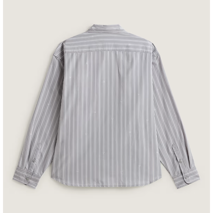 Vans X Rowan Stripe LS Woven Light Grey Bild 2