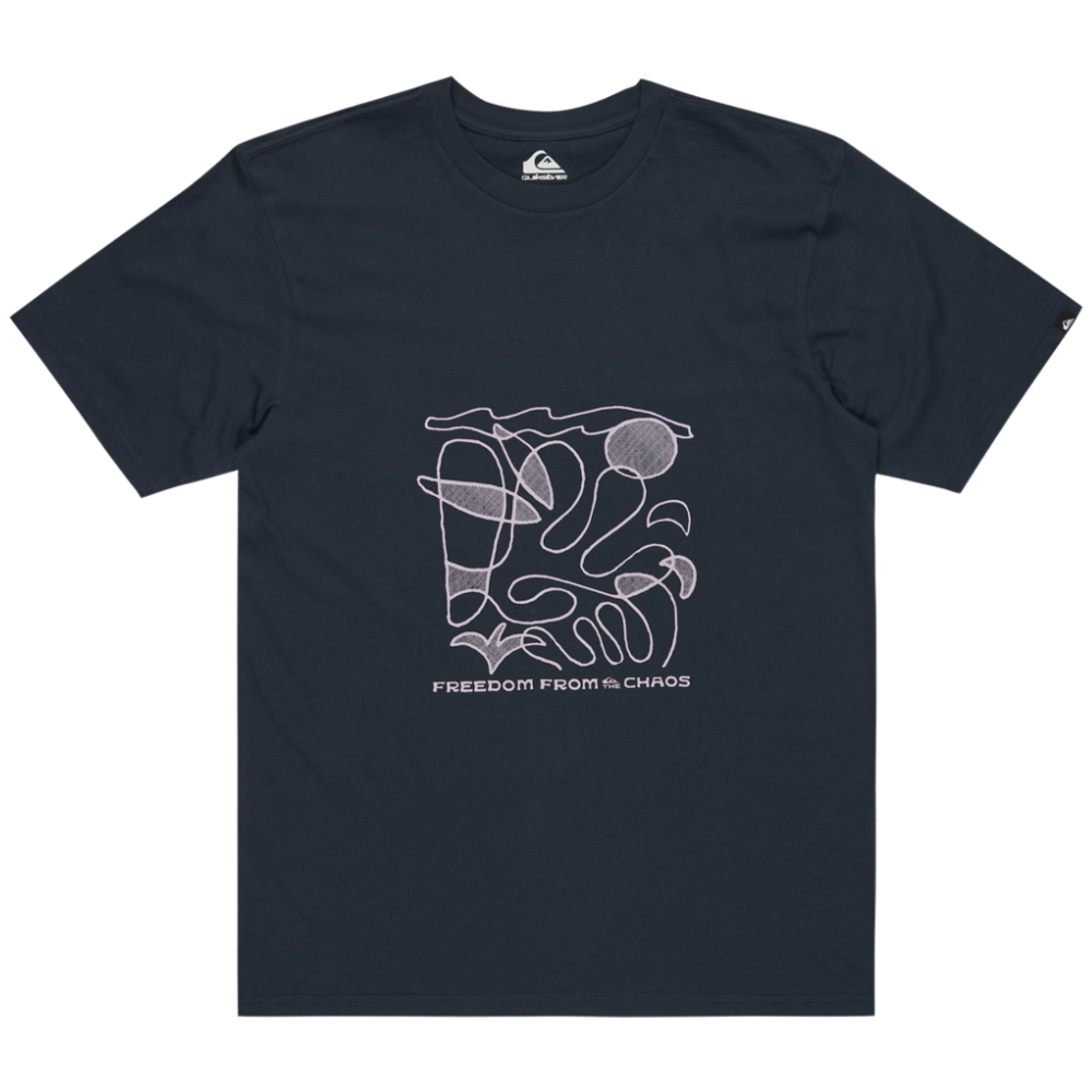 Abstract Chaos Dark Navy Bild 1