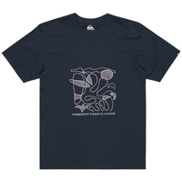 Abstract Chaos Dark Navy Bild 1