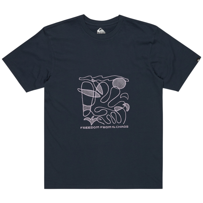 Abstract Chaos Dark Navy Bild 1