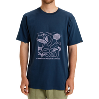 Abstract Chaos Dark Navy Bild 3