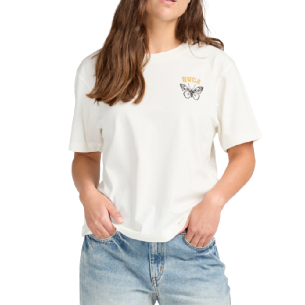 Butterfly Poster Tee Antique White Bild 1