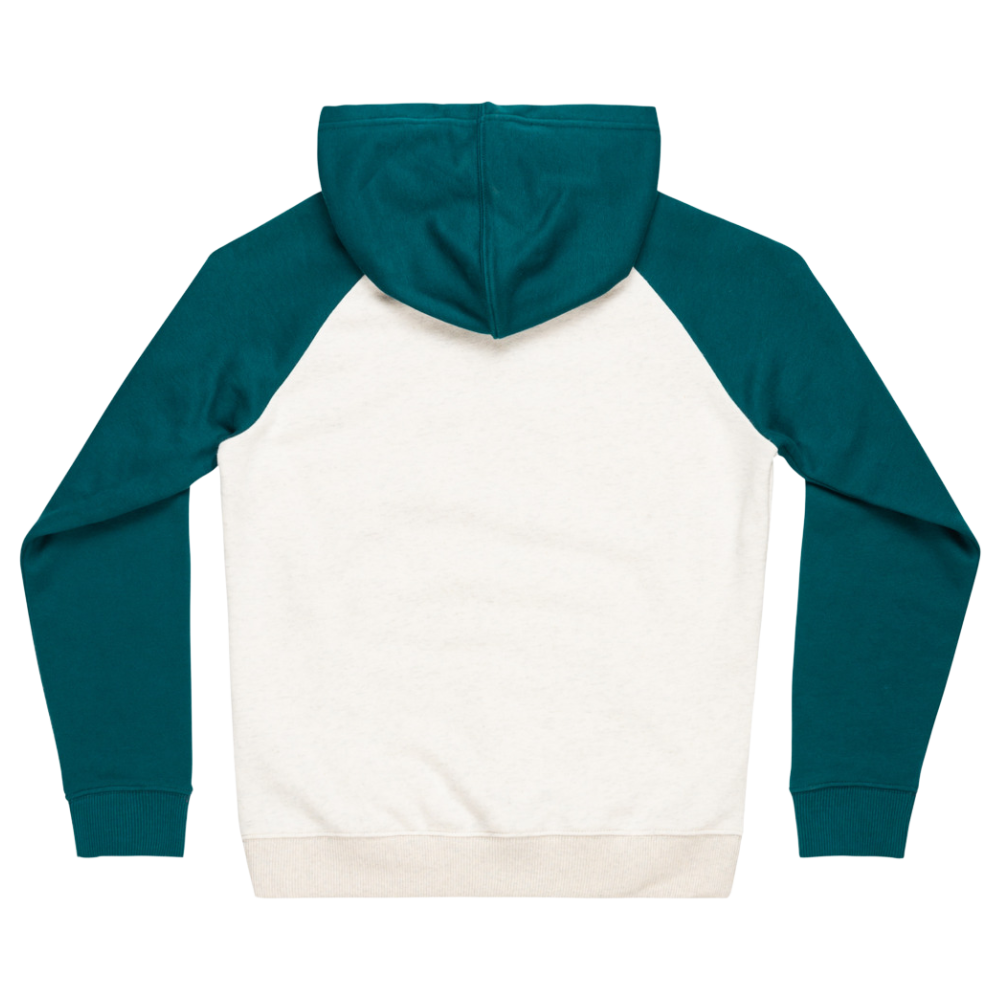 Dc Corpo Raglan Snow Hther/Deep Teal Bild 2