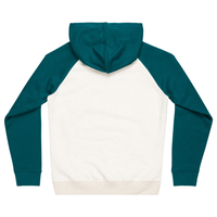 Dc Corpo Raglan Snow Hther/Deep Teal Bild 2