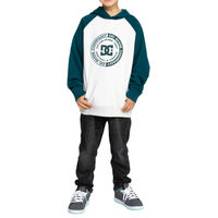 Dc Corpo Raglan Snow Hther/Deep Teal Bild 3