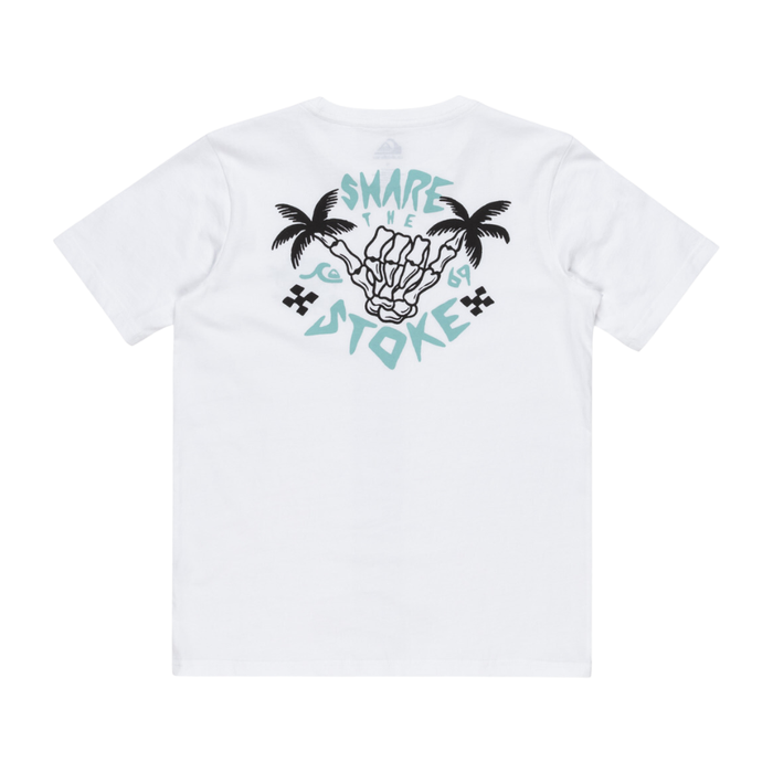 Ev Share The Stoke SS Yth White Bild 2