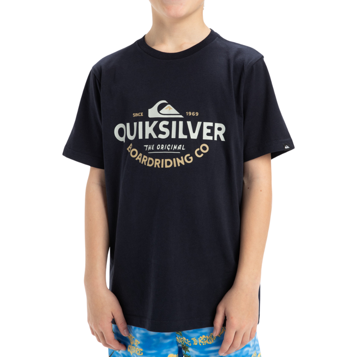 Ev Typed Out SS Yth Dark Navy Bild 2