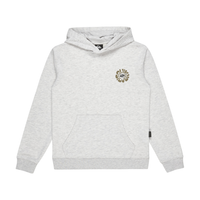 Graphic Hoodie Youth White Marble Heather Bild 1