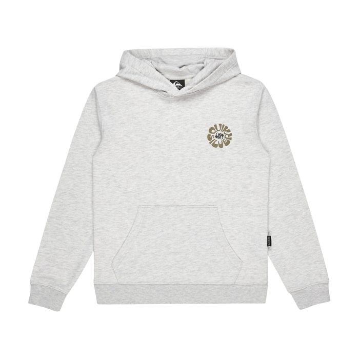 Graphic Hoodie Youth White Marble Heather Bild 1