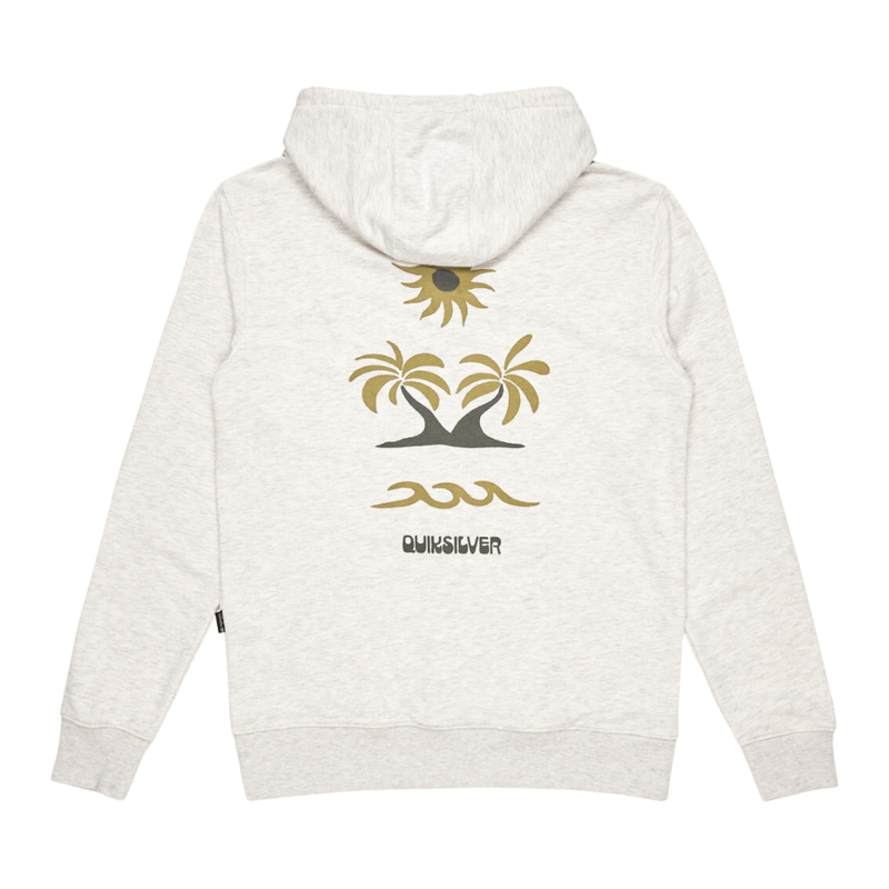 Graphic Mix Hoodie White Marble Heather Bild 2