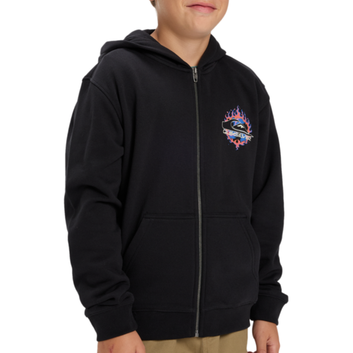 Graphic Zip Hoodie Youth Black Bild 1