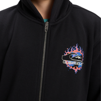 Graphic Zip Hoodie Youth Black Bild 2