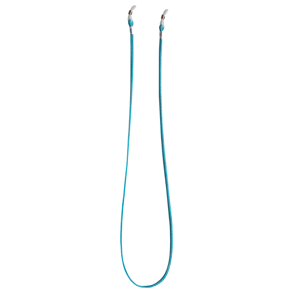 Leather Flat Retainer Sea Blue Bild 1