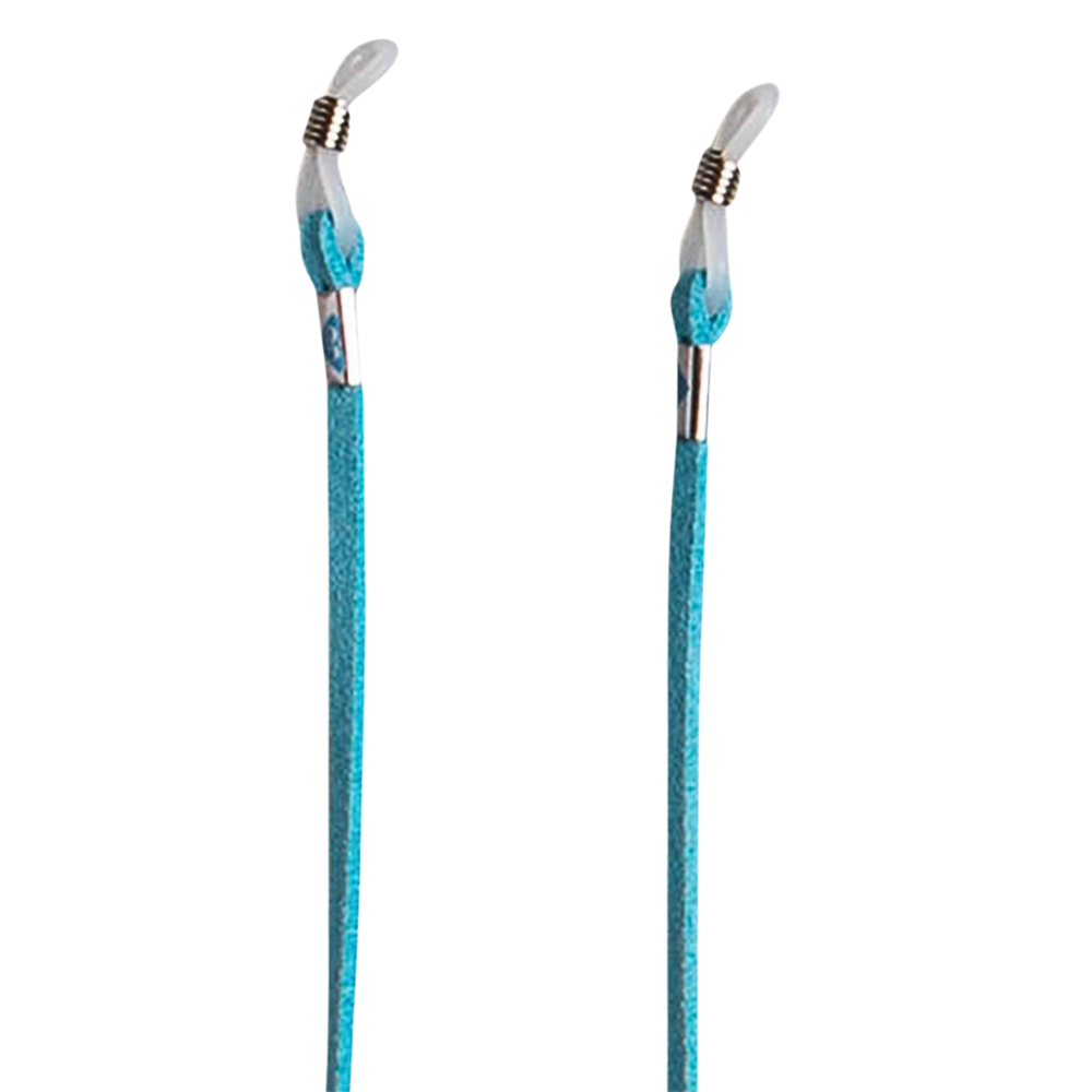Leather Flat Retainer Sea Blue Bild 2