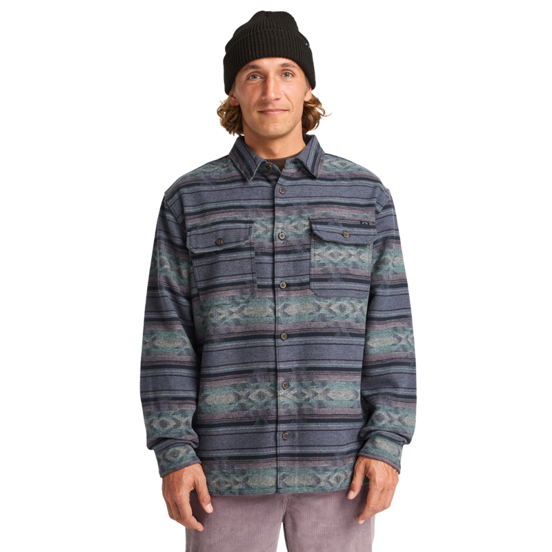 Offshore Jacquard Flannel Ombre Blue Bild 1