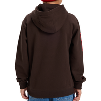 Omni Logo Hoodie Youth Chocolate Brown Bild 4