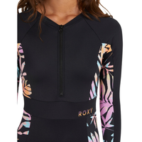 ROXY ACTIVE LS ONESIE FRT ZIP ANTHRACITE ZEBRA JUN Bild 3