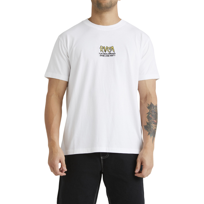 Rvca Electrical SS Tee White Bild 1