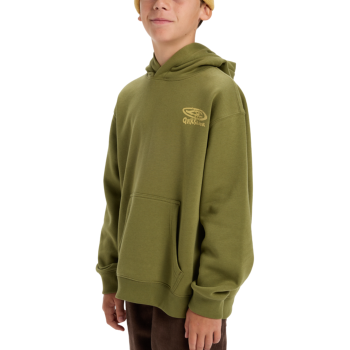 Salt Water Graphic Hood Youth Loden Green Bild 2