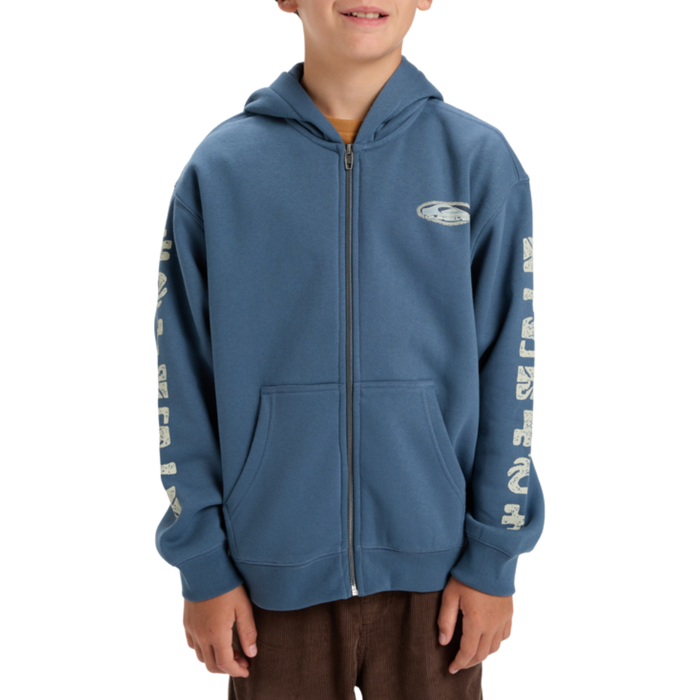 Salt Water Graphic Zip Youth China Blue Bild 1