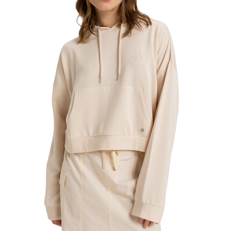 Surfing By Daylight Hoodie Parchment Bild 1