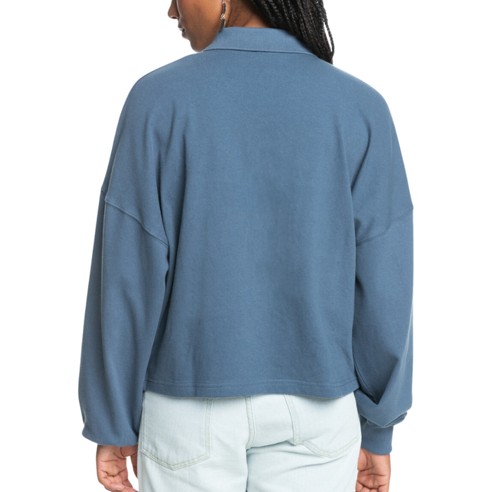 UNI POLO LS Vintage Indigo Bild 2