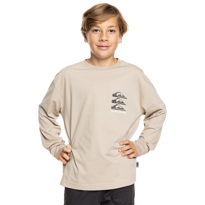 Vintage Mix Ls Youth Plaza Taupe Bild 1