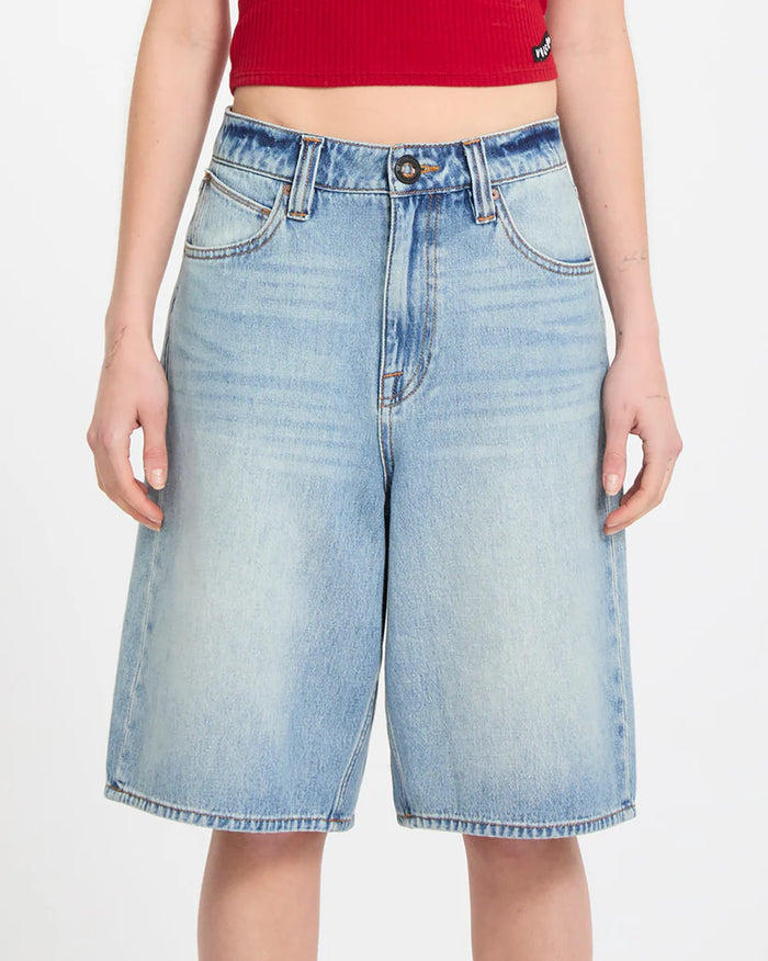 Beeggy Denim Short Dusty Blue Wash Bild 1