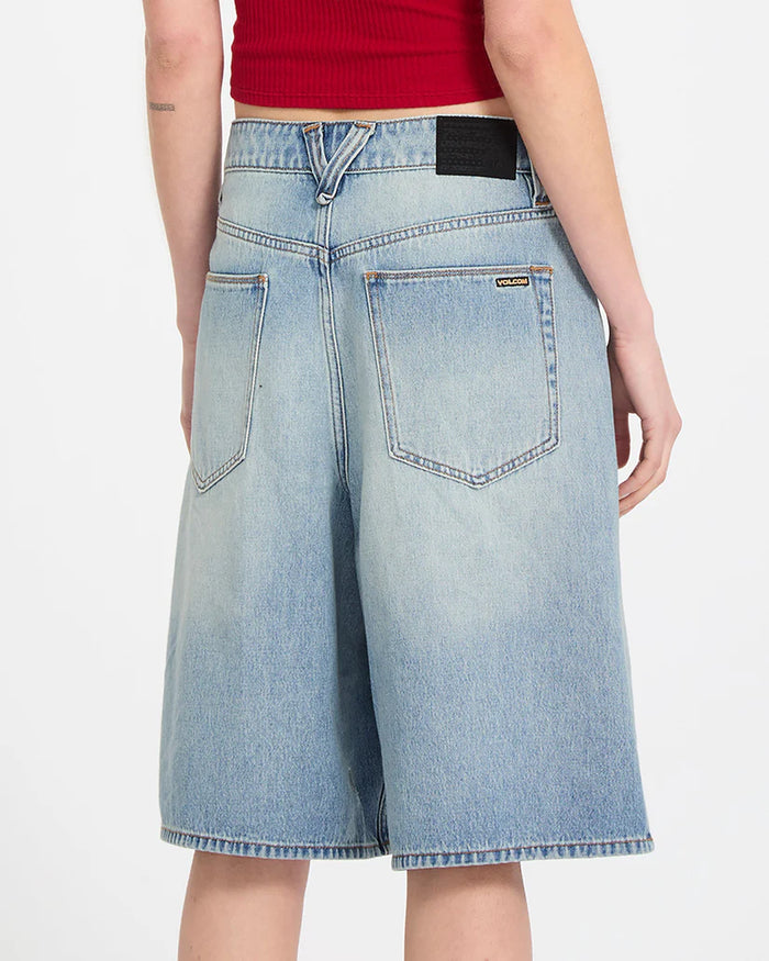 Beeggy Denim Short Dusty Blue Wash Bild 2