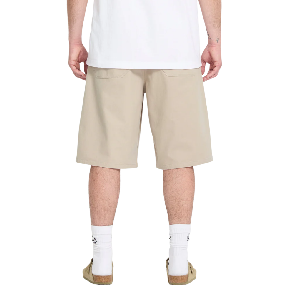 Chillow Pleat EW Chino Short 24 Light Khaki Bild 2
