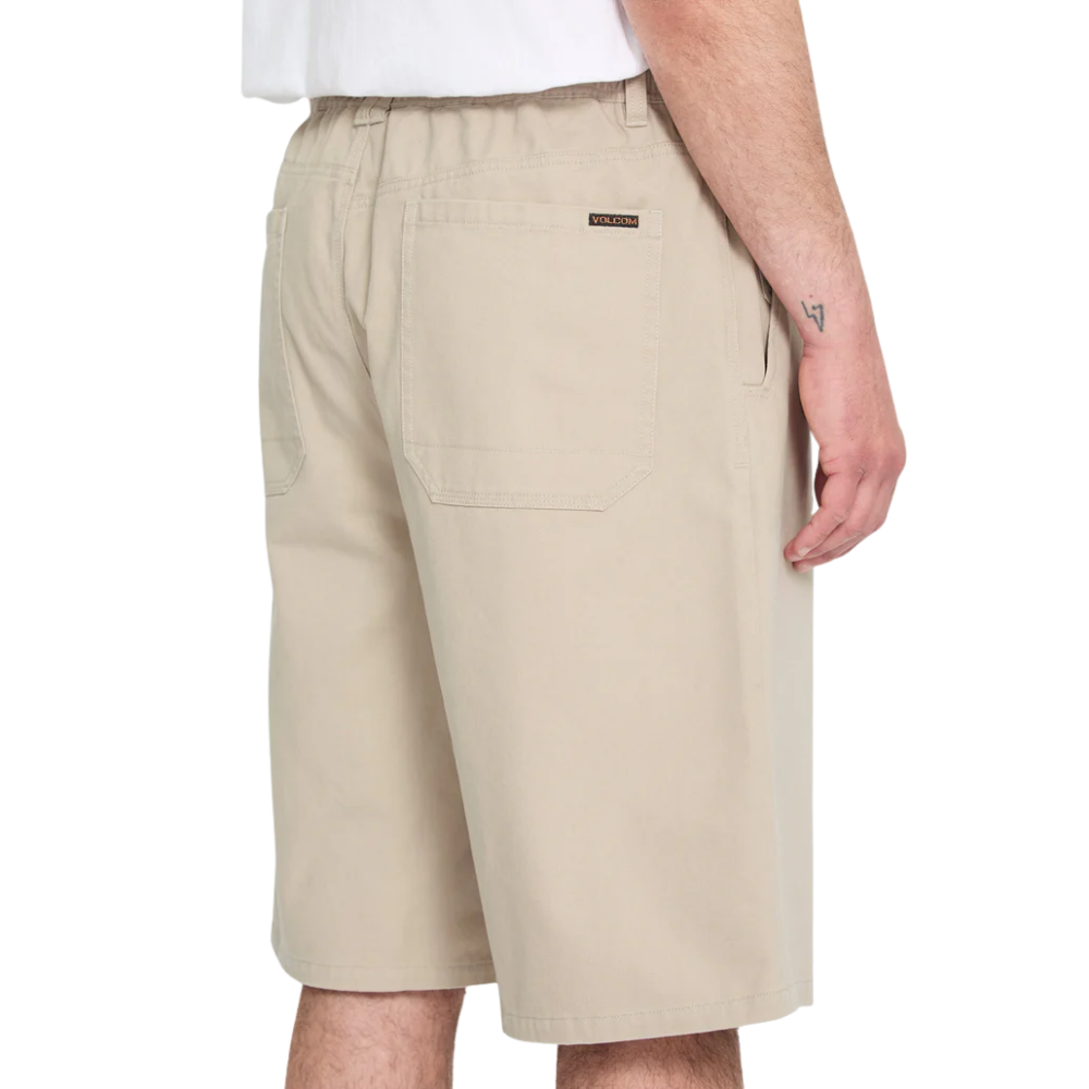 Chillow Pleat EW Chino Short 24 Light Khaki Bild 3