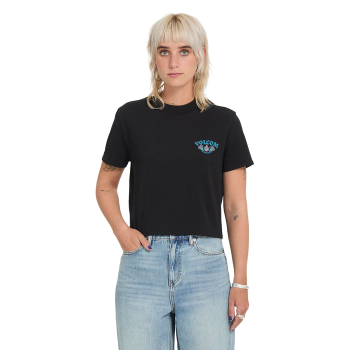 Dial Crop Tee Black Bild 1