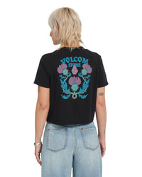 Dial Crop Tee Black Bild 2