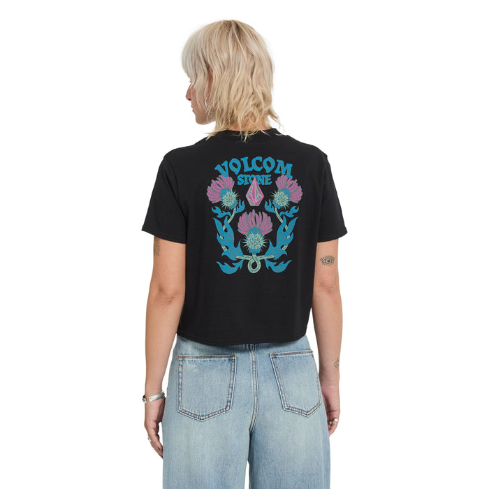 Dial Crop Tee Black Bild 2
