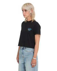 Dial Crop Tee Black Bild 3