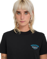 Dial Crop Tee Black Bild 4
