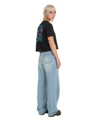Dial Crop Tee Black Bild 5