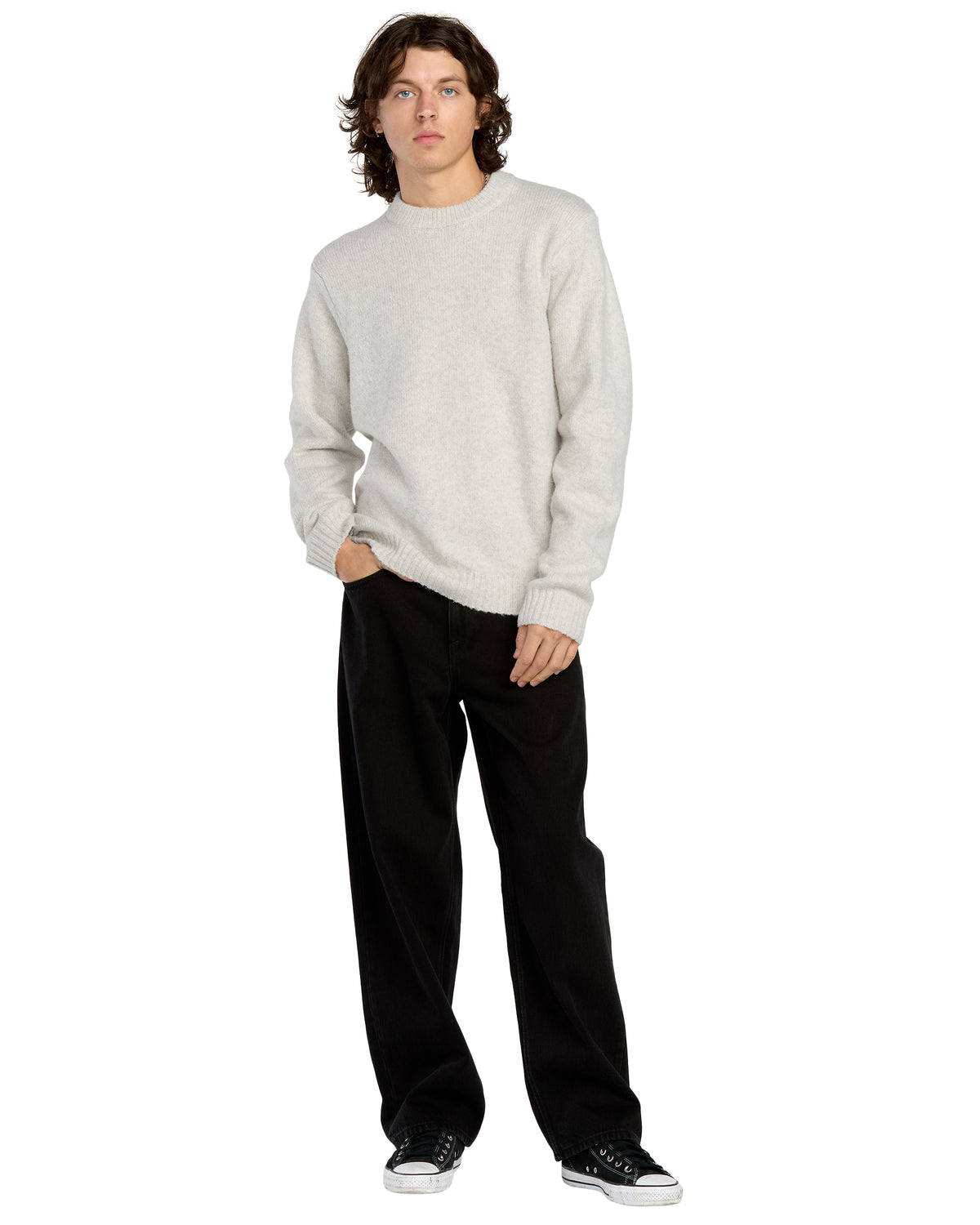 Edmonder II Sweater Dirty White Bild 5