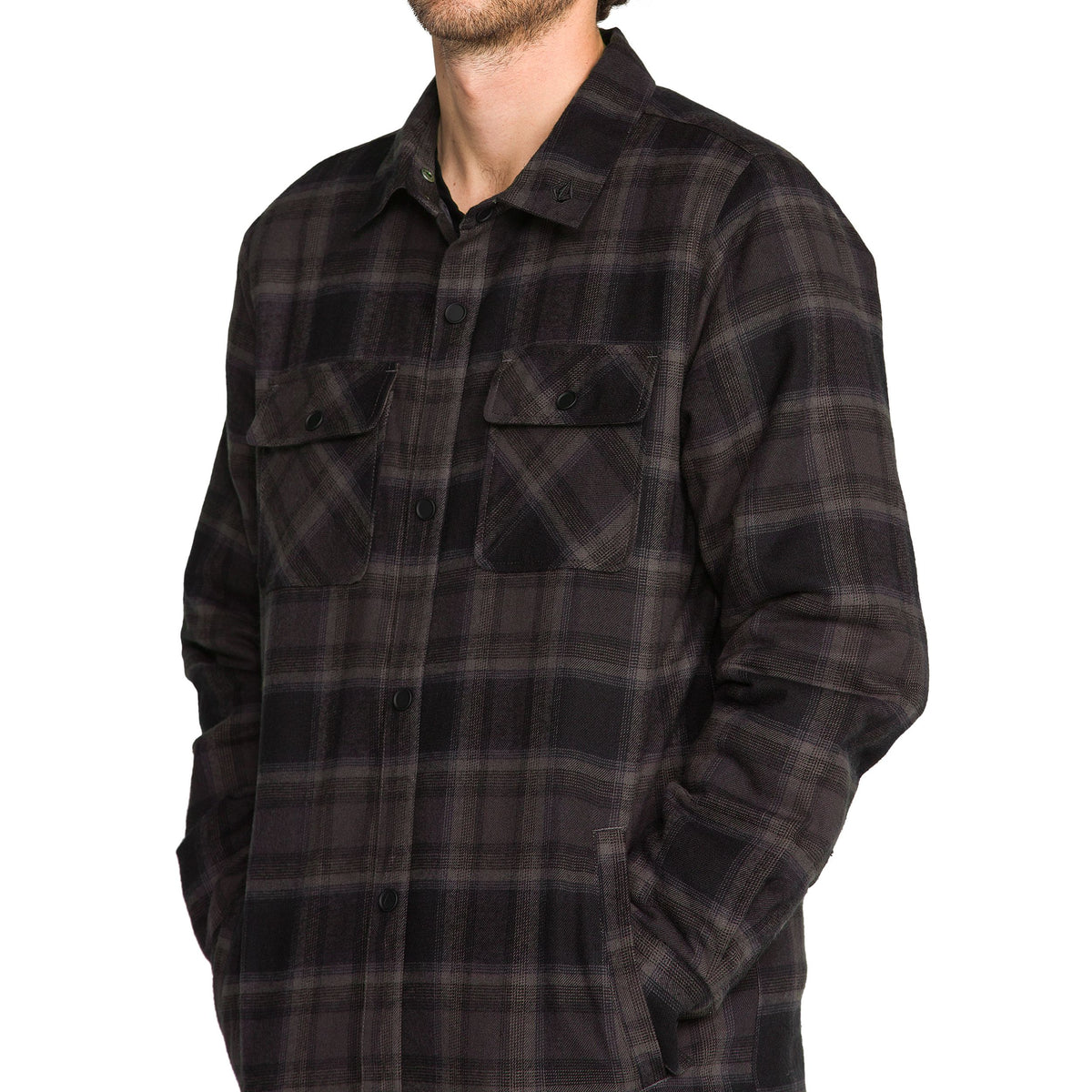 Enson Ins Riding Flannel Black Bild 4