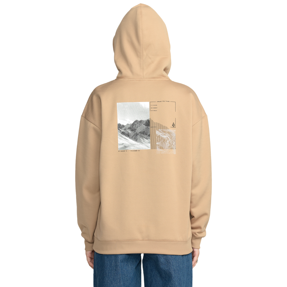 Essential Hydro Hoodie Oatmeal Bild 2