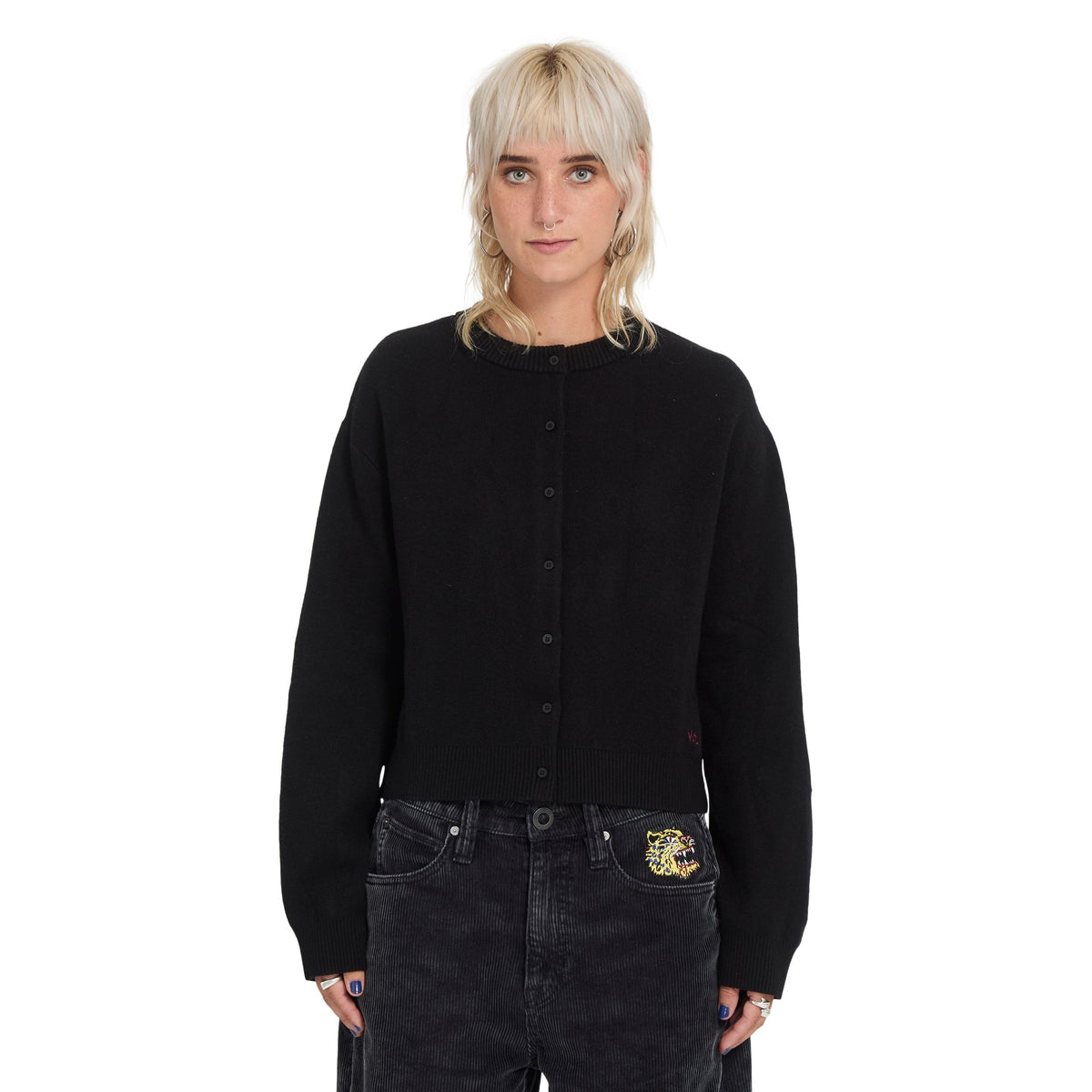 FA Ozzy Cardigan Black Bild 1