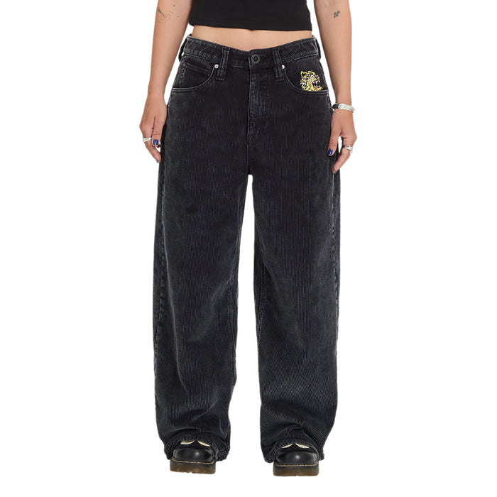FA Ozzy Cord Pant Light Acid Black Bild 1
