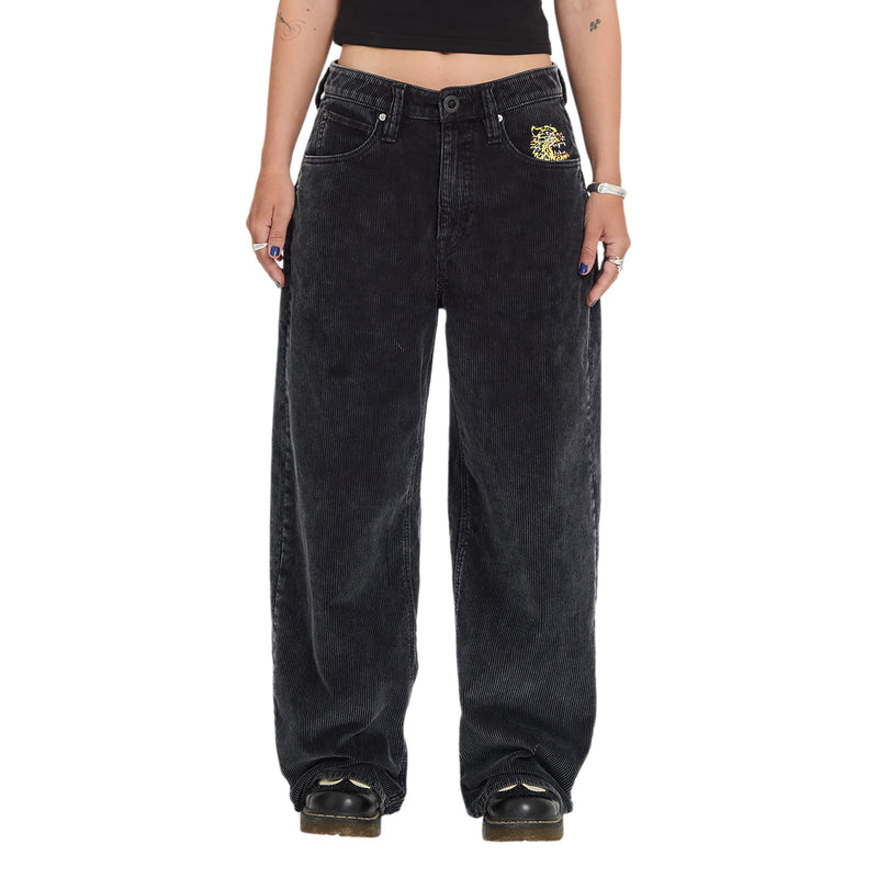 FA Ozzy Cord Pant Light Acid Black Bild 1