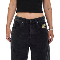 FA Ozzy Cord Pant Light Acid Black Bild 4