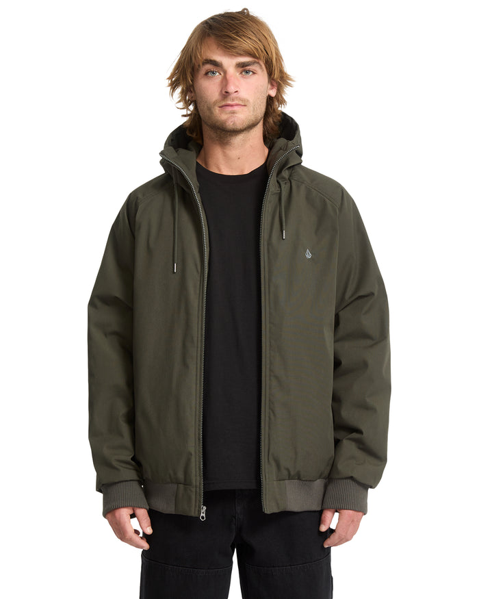 Hernan 10K Jacket Rinsed Black Bild 1