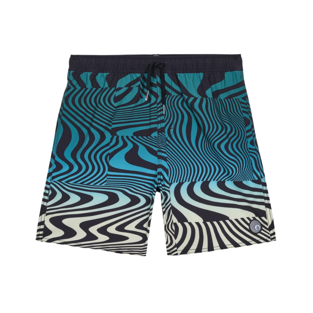 Lido Print Trunk Youth Rifle Green Bild 1