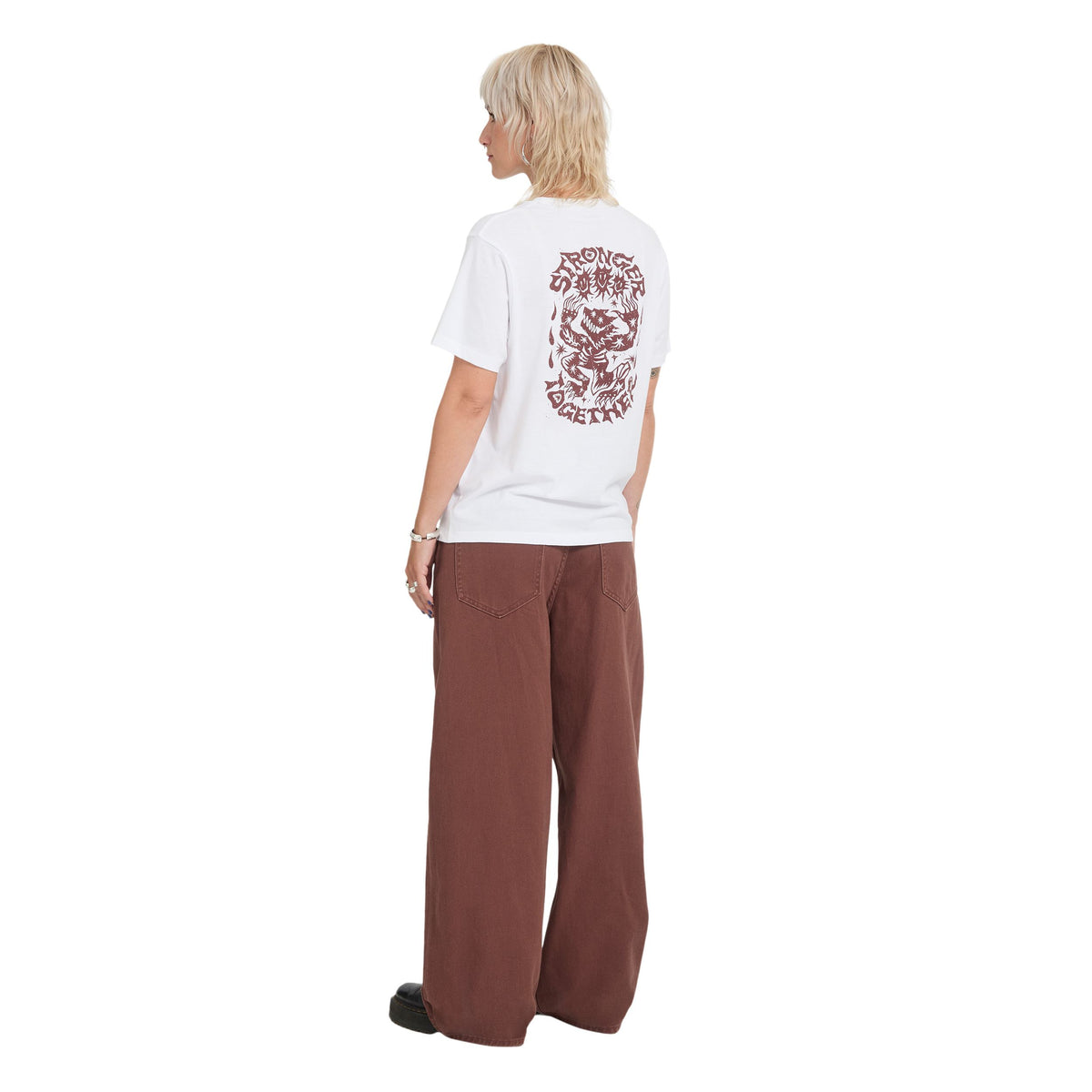 Radical Daze Up Tee White Bild 6